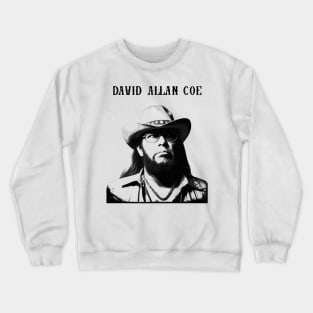 Retro David Allan Coe Crewneck Sweatshirt